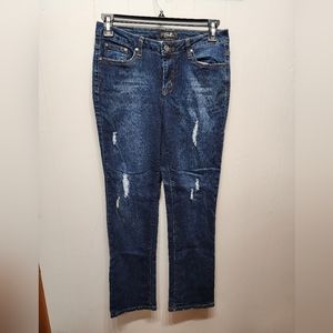 Earl  Jeans Size 10 Distressed Straight Leg Women’s‎  Casual B307